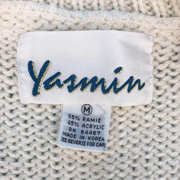 90s button front sweater vest 1990s vintage - Picture 4 of 4